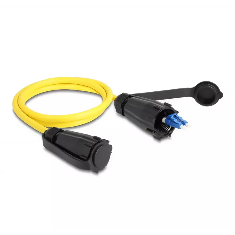 DeLOCK optinis kabelis LC Duplex į LC Duplex 1 m vienmodis IP68