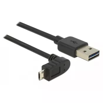 USB laidas DeLOCK 83856 USB 2.0, 2 m, USB A – Micro-USB B, juodas
