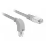 DeLOCK 85874 tinklo kabelis RJ-45 Cat6a 1 m pilkas