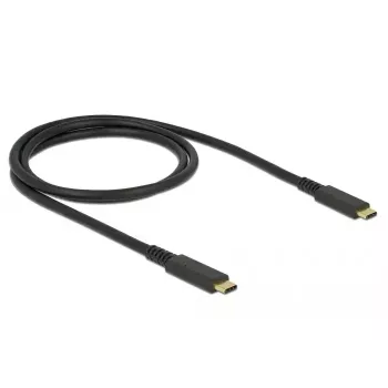 USB laidas DeLOCK 85207 USB 3.2 Gen 2 1 m USB-C juodas