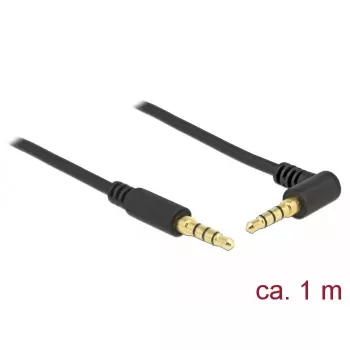 Garso kabelis DeLOCK 85610 1 m 3,5 mm juodas