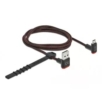 USB laidas DeLOCK EASY-USB 2.0 Type-A į Micro-B 1 m juodas