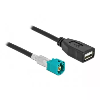 Laidas HSD Z kištukas į USB 2.0 Type-A lizdą 1 m DeLOCK