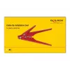 Replės DELOCK 86773 – metalinės, plieninės rankenos, raudonos