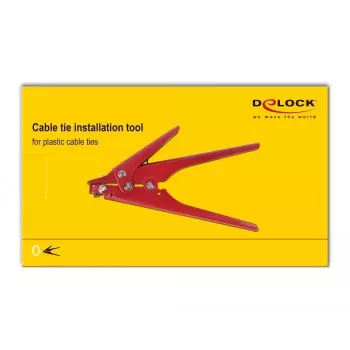 Replės DELOCK 86773 – metalinės, plieninės rankenos, raudonos