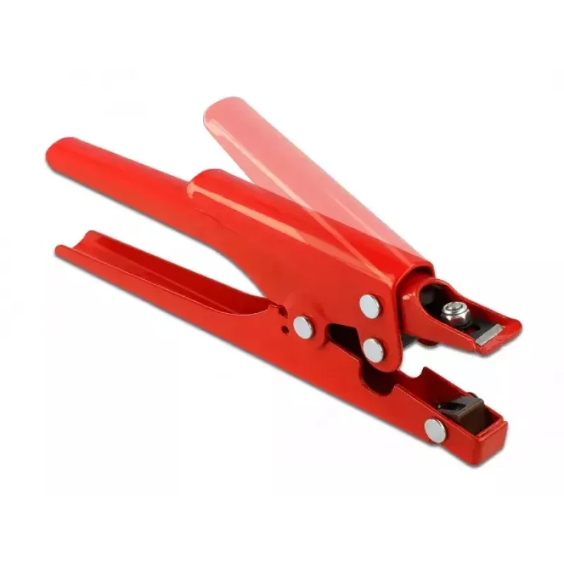 Replės DELOCK 86773 – metalinės, plieninės rankenos, raudonos