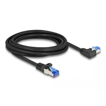 DeLOCK RJ45 Cat.6A S/FTP tinklo kabelis 3 m juodas