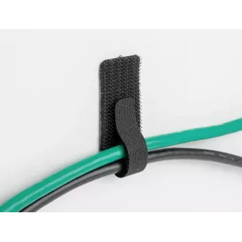 DeLOCK Mini lipnus laikiklis kabeliams 90mm x 24mm 10 vnt balti