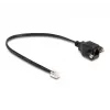 DeLOCK RJ10 kištukas į RJ10 lizdą 30 cm juoda