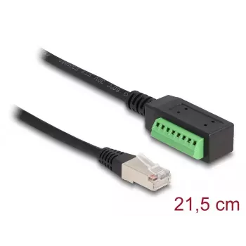 DeLOCK RJ45 kabelis Cat.5e kištukas į gnybtų bloką 21,5 cm