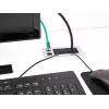 DeLOCK kabelio įvadas su šepetėliu ir 2 RJ45 Cat.6 aliumininis modulis