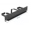 Kabelių valdymo panelė DeLOCK 10 inch 66847 su 3 metaliniais kabliais
