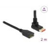 DisplayPort ilginimo laidas DeLOCK 90° kampu į viršų 8K 60 Hz 2 m