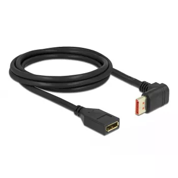 DisplayPort ilginimo laidas DeLOCK 90° kampu į viršų 8K 60 Hz 2 m