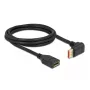 DisplayPort ilginimo laidas DeLOCK 90° kampu į viršų 8K 60 Hz 2 m