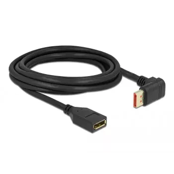 DisplayPort ilginimo laidas DeLOCK 87084 3m 8K 60Hz kištukas 90° į viršų lizdas