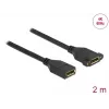 DeLOCK 87101 DisplayPort ilginimo laidas, moteriškas–moteriškas, montuojamas į skydą, 2 m
