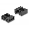 Laikiklis kabelių movoms DeLOCK 60482 Juodas 8 vnt Plastikas 30 mm