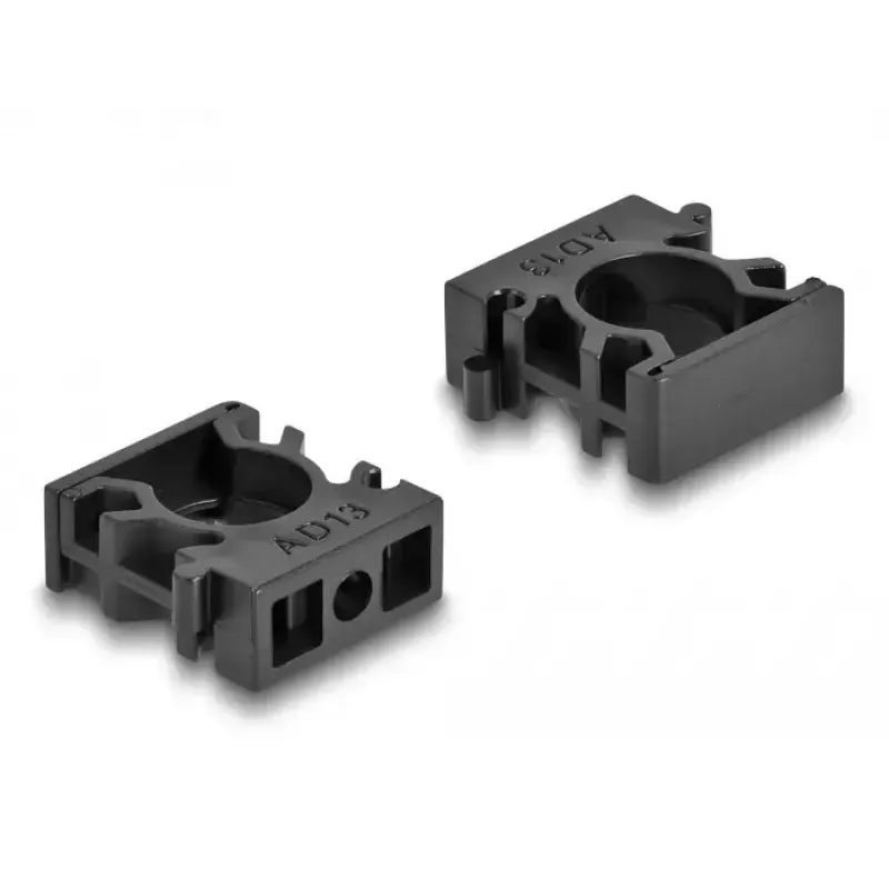 Laikiklis kabelių movoms DeLOCK 60482 Juodas 8 vnt Plastikas 30 mm