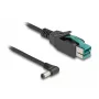 DeLOCK PoweredUSB kabelis vyriškas 12 V į DC 5,5 x 2,1 mm vyriškas kampuotas 3 m