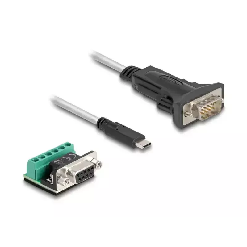 DeLOCK adapteris USB 2.0 Type-C į RS-422/485 su 2 m kabeliu, 5 V