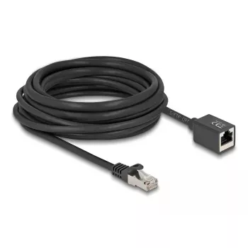 DeLOCK 90320 tinklo kabelis RJ-45 Cat6a 1 m juodas