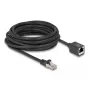 DeLOCK 90320 tinklo kabelis RJ-45 Cat6a 1 m juodas
