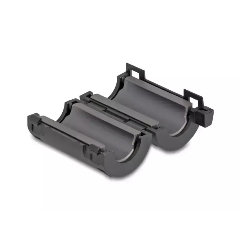 F erito gnybtas DELOCK 80947, juodas, 36×19.5×18 mm, 2 vnt. pakuotė