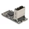DELOCK 64260 vidinė M.2 į Mini-SAS adapterio kortelė, JMicron JMB585, juoda, su LED