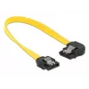 SATA kabelis DeLOCK 83958 0,2 m SATA 7 kontaktų juodai geltonas