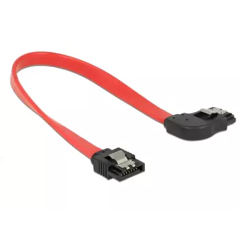 SATA kabelis DeLOCK 83967 0,2 m SATA 7 kontaktų Juoda Raudona