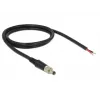 Maitinimo laidas DeLOCK 89907 juodas 0,95 m