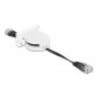 DeLOCK Easy 45 modulis RJ45 Cat.5e įtraukiamas tinklo kabelis, juodas