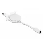 DeLOCK Easy 45 81377 Įtraukiamas maitinimo laidas, 12 V, 1,5 A, 0,62 m, baltas
