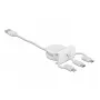 Laidas DeLOCK Easy 45 modulis USB 2.0 3 in 1 ištraukiamas 0,5 m