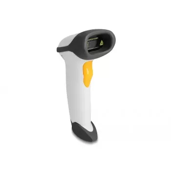 DeLOCK USB brūkšninių kodų skaitytuvas 1D lazerinis, šviesiai pilkas, laidinis, RJ-50