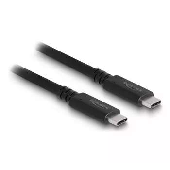 DeLOCK USB4 40 Gbps koaksialinis kabelis 1,2 m, USB PD 3.1 240 W