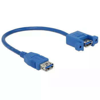USB ilginimo laidas DeLOCK 0,25 m 2x USB 3.0 A