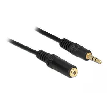 Garso kabelis 3,5 mm M-M DeLOCK 83764 1 m juodas