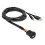 USB laidas DeLOCK 85718 1,5 m USB A juodas
