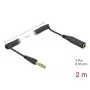 Audio kabelis DeLOCK 85938 2 m 6,35 mm juodas