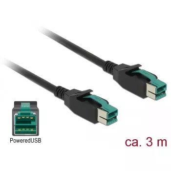 DeLOCK 85494 PoweredUSB kabelis 3 m