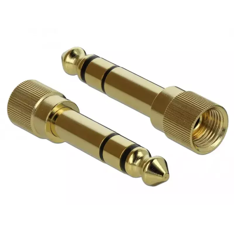 Garso ilginimo laidas DELOCK 85834 – 3,5 mm kištukas į 3,5 mm lizdą, paauksuoti kontaktai, 5 m, juodas