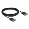 DeLOCK 86576 Juodas RS-232 Sub-D9 serijinis kabelis 5 m