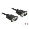 RS-232 kabelis DeLOCK 86618 juodas 4 m