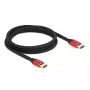 HDMI kabelis DeLOCK Ultra High Speed 48 Gbps 8K 60 Hz raudonas 2 m