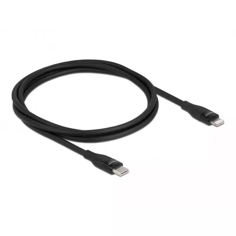 Duomenų ir įkrovimo laidas USB Type-C į Lightning DeLOCK 86637