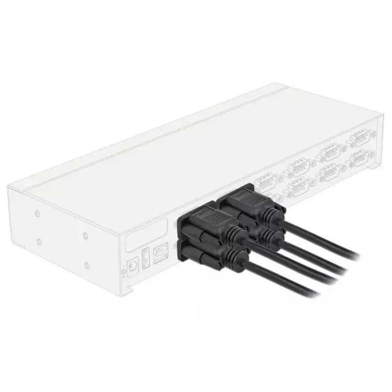 Serijinis kabelis DeLOCK 87785 Juodas 2 m DB-9