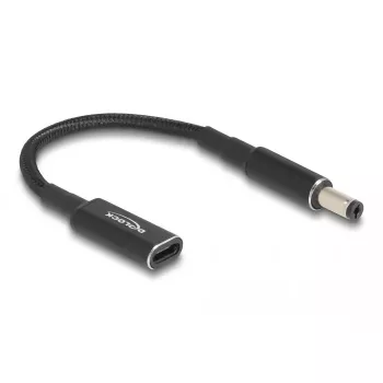 DeLOCK adapteris USB Type-C moteriškas į 5,5 x 2,1 mm vyrišką 15 cm