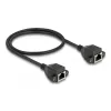 DeLOCK RJ50 ilginimo laidas motina-motina S/FTP 0,5 m juodas